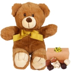 Sustainable cuddly toy 28cm + 150 grams of chocolates